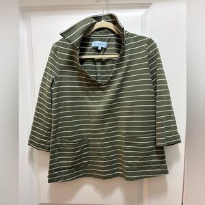 Tuckernuck Olive Striped Top